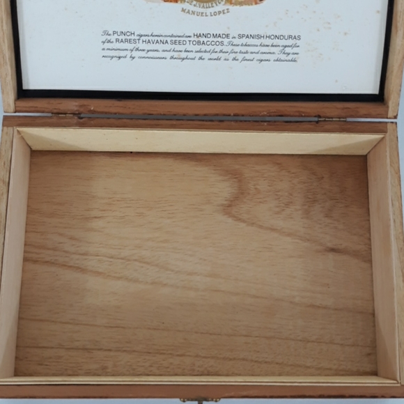 Punch Storage & Organization Vintage Punch Cigar Box Poshmark